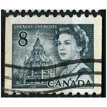 1971 SG 597q - fine used (o) - 2 fluor stripes - coil