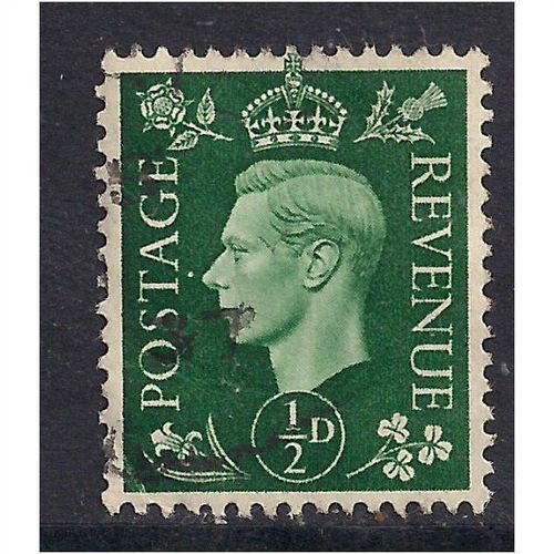 GB 1937 KGV1 1/2d Green stamp SG 462(E242)
