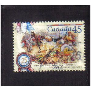 1997 canada royal agricultural winter fair 45c f/u sg1766