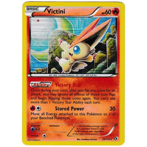 Pokemon B&W Legendary Treasures - #23/113 - Victini Holo