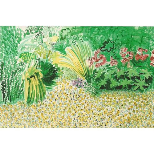 01530 00029: 'Jungle Garden, Burton Agnes Hall I,' 2004 (David Hockney).