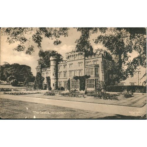 Vintage Raphael Tuck PC - The Castle, Hawarden, Flintshire, N. Wales HDN.62.