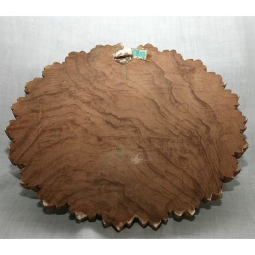 Antique Art Deco Chalkware Mirror