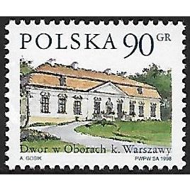 Poland Mi 3697: 90 g. multicoloured Polish Manor Houses: Oborg, near Warsaw.