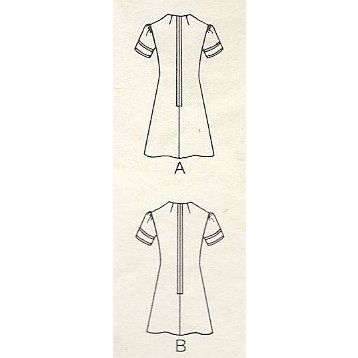 Butterick 3626 Sewing Pattern Misses Dress in 2 lengths Size 12 Used Ca. 1970s