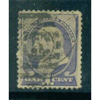 Used 212 1c Benjamin Franklin Fine M01490