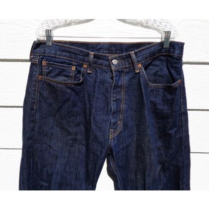 Levis Strauss Blue Jeans 505 W36 L32 Actual Measurements W36L31