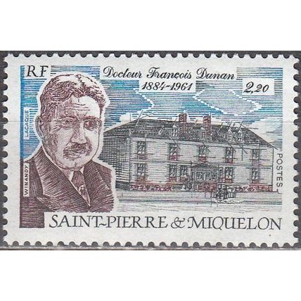 Saint-Pierre & Miquelon 1987 Michel 544 Neuf ** Cote (2007) 1.40 € Docteur Dunan