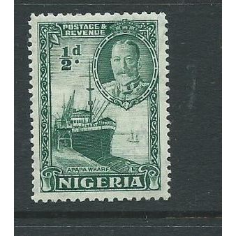 nigeria stamp nigeria george v sg35 sg 35 vfu
