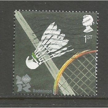 Great Britain 2009 London Olympics Badminton 1st class, used. SG2988