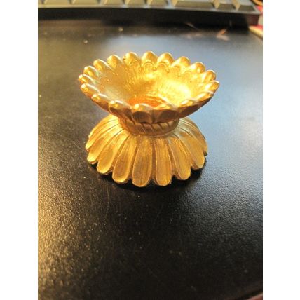 1 1/16" Gold Candlestick Holder TAN