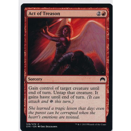 Magic the Gathering MTG Origins 129/272 Act of Treason