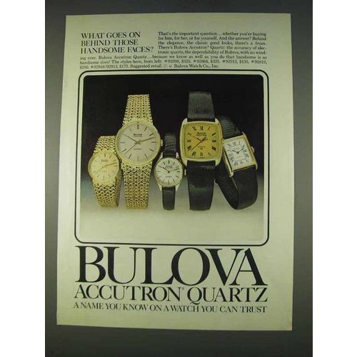 1978 Bulova Watch Ad - #92898, 92864, 92912, 92819