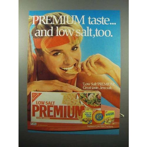 1987 Nabisco Premium Saltine Crackers Ad - Taste