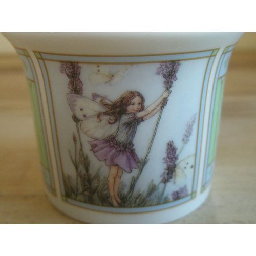 Royal Worcester Flower Fairies Votive Candle Holder Pot