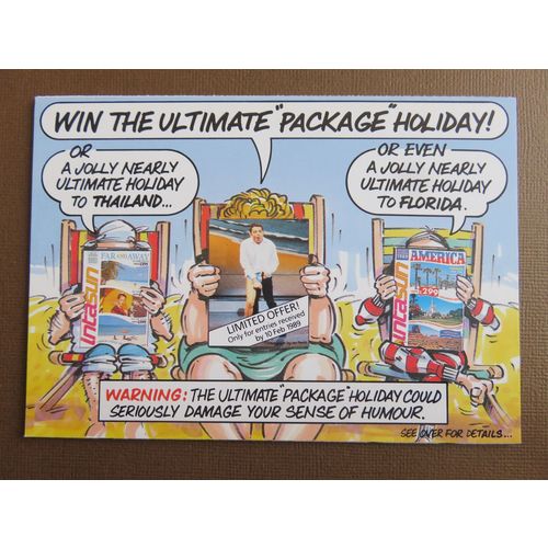 Comic Relief Red Nose Dr Who Sea Monsters Lunn Poly Fold Out Postcard Set