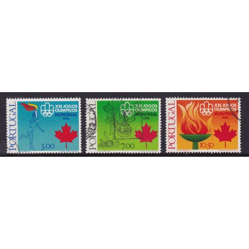 PORTUGAL 1976 OLYMPICS SET USED