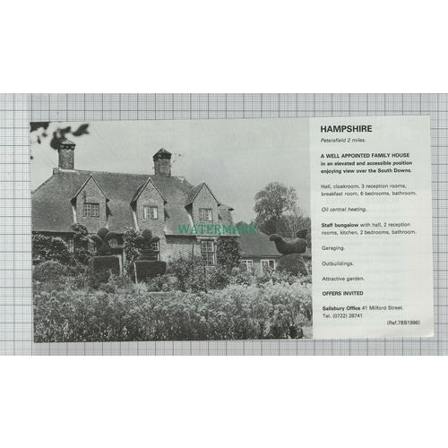 C7754) Petersfield Hampshire - 1980 House Advert