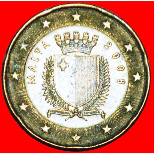 FRANCE (2008-2019): MALTA★20 EURO CENT 2008F NORDIC GOLD★LOW START ★ NO RESERVE!