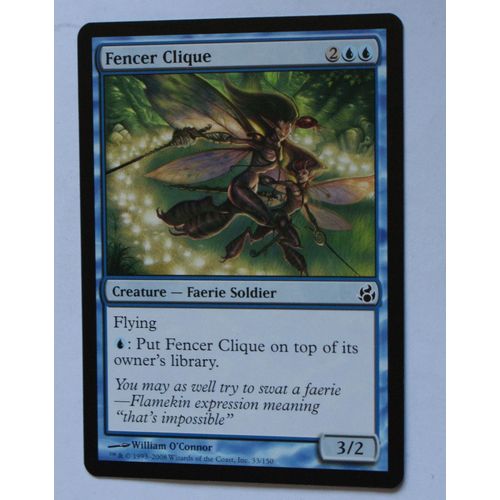 Magic the Gathering MTG CCG: Morningtide # 33 Fencer Clique (A) 2008 WotC