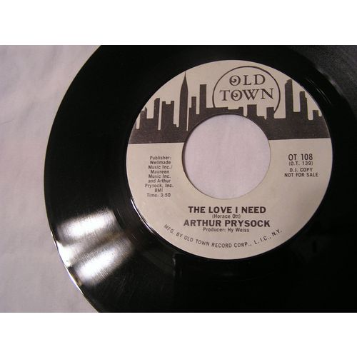 Arthur Prysock Promo 45-FUNNY HOW TIME SLIPS AWAY/THE LOVE I NEED