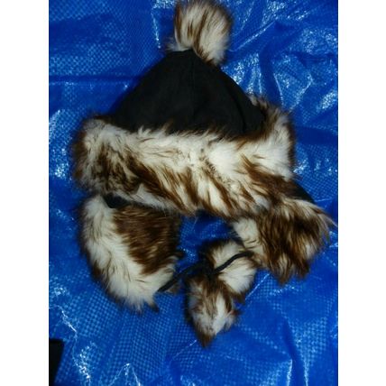 UNISEX Kids Boys Girls Warm Winter hat size 56 cm Arctic Russian Cold Style