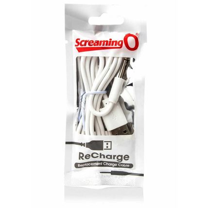 Screaming O Replacement USB Charge Cable White - Canada Shipping Available