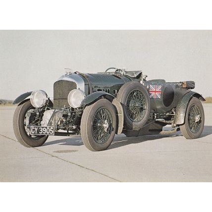 1931 Bentley 4.5 Litre Supercharged Classic Car Postcard