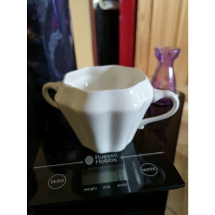 White 2 Handled Sugar Bowl