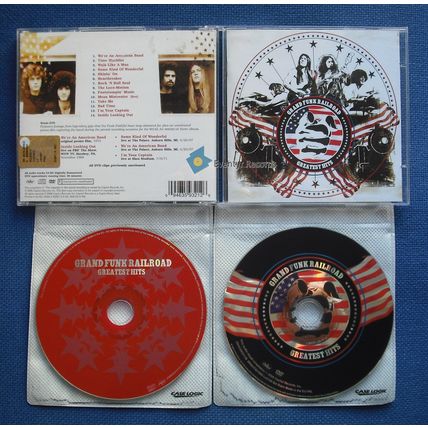 Grand Funk Railroad Greatest Hits 2006 Used CD+DVD Hardrock USA