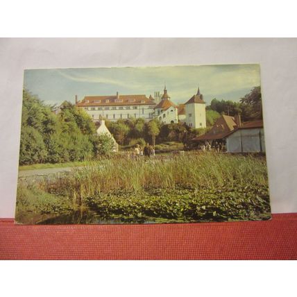 CALDEY ISLAND, PEMBROKESHIRE ..used vintage postcard 1966 postmark =