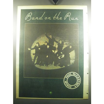 1974 Paul McCartney & Wings Album Band on the Run Advertisement