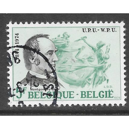 BELGIUM BELGIE BELGIQUE UPU USED MONTGOMERY BLAIR