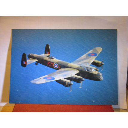 AVRO LANCASTER 'City of London' unused postcard 'After the Battle' =