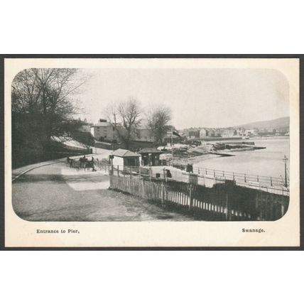 Entrance To Pier, Swanage, Dorset, c.1902 - Postcard