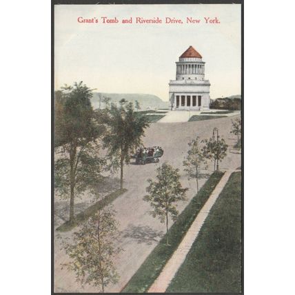 Grant's Tomb & Riverside Drive, New York City, c.1910 - Success Postcard