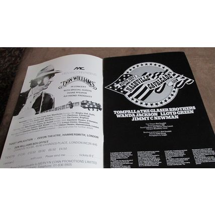 1980s programme - Mervyn Conn's Nashville country & Western Music show