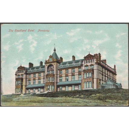 Headland Hotel, Newquay, Cornwall, c.1905-10 - Empire Series Postcard