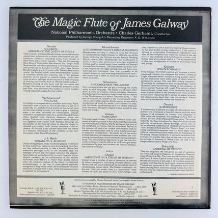 James Galway – The Magic Flute Of James Galway Vinyl LP Record Album LRL1-5131