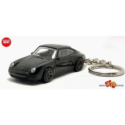 RARE KEYCHAIN BLACK PORSCHE 911 S/RS CARRERA GREAT GIFT For DESK DISPLAY