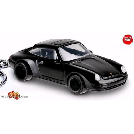 RARE KEYCHAIN BLACK PORSCHE 911 S/RS CARRERA GREAT GIFT For DESK DISPLAY