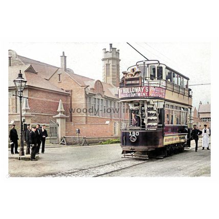ptc0188 - Bradford Tram 190 to Town Hall Square , Yorkshire - print 6x4