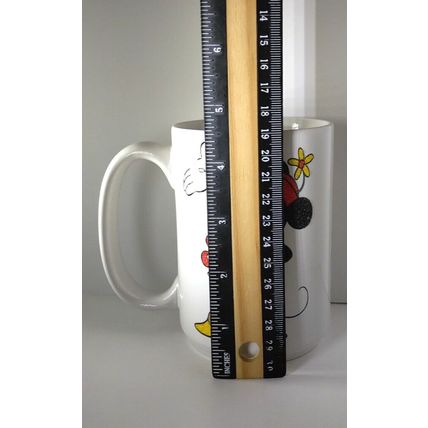 Minnie Mouse Coffee Mug Ceramic Classic Sparkle Glitters Authentic Original