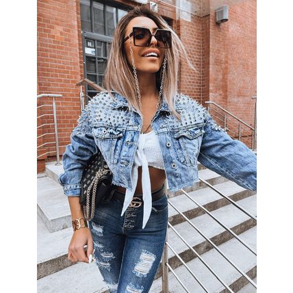 industry willow nail jacket top denim jacket Fashion casual loose fitting heavy