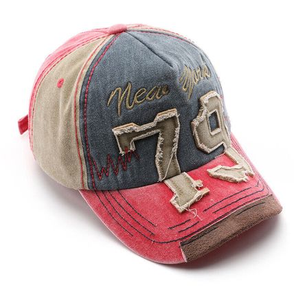 cap women's sunblock baseball cap Men make old digital embroidered