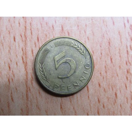 1979j 5 Pfennig Germany Coin