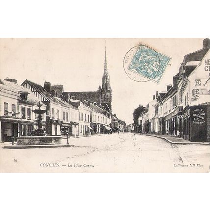 27 - Conches-en-Ouche - LA PLACE CARNOT