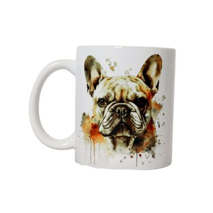 Personalised French Bulldog Print Mug - Dog Print Mug