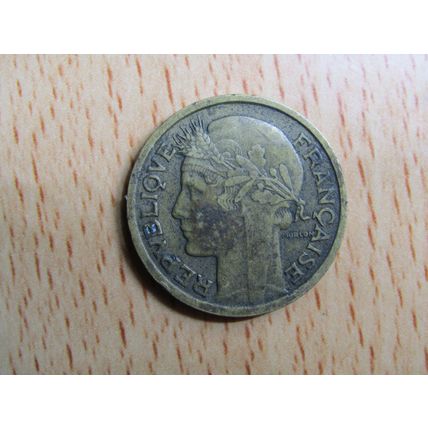 France Republic 1937 1 Franc Coin