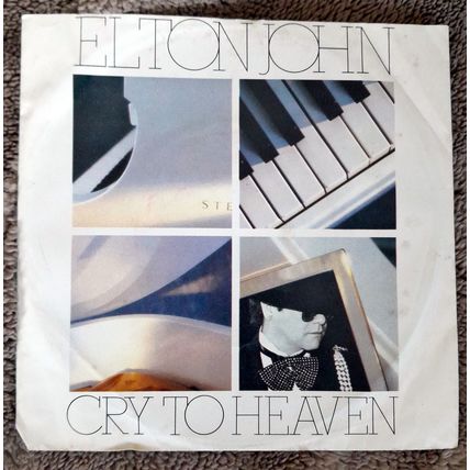 Elton John : Cry To Heaven : 45 rpm single : 1986